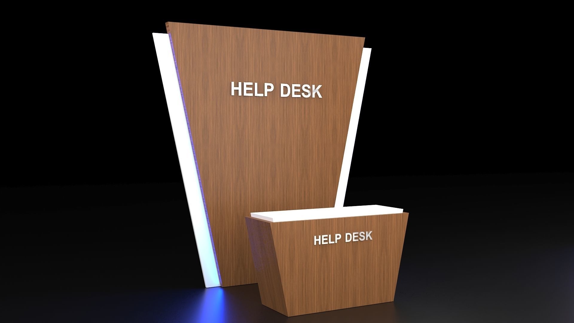 Help Desk 3D model_20