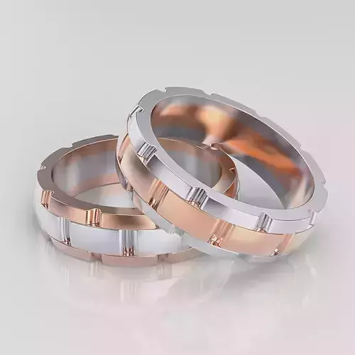 Wedding Band Men 3D print model