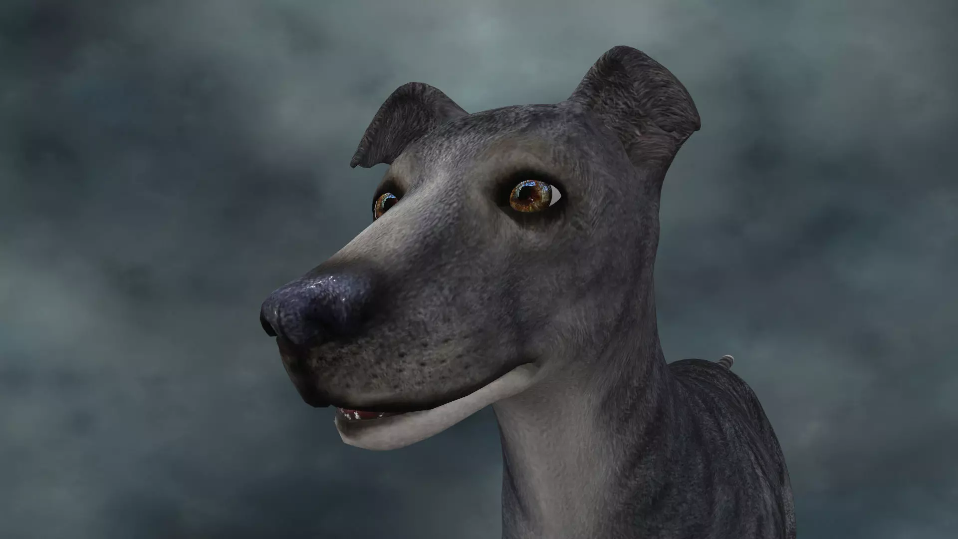 MDGH-003 Rigged Dog 3D model_0