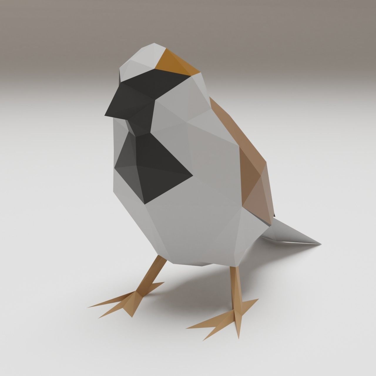 Bird - Sparrow 3D print model_2