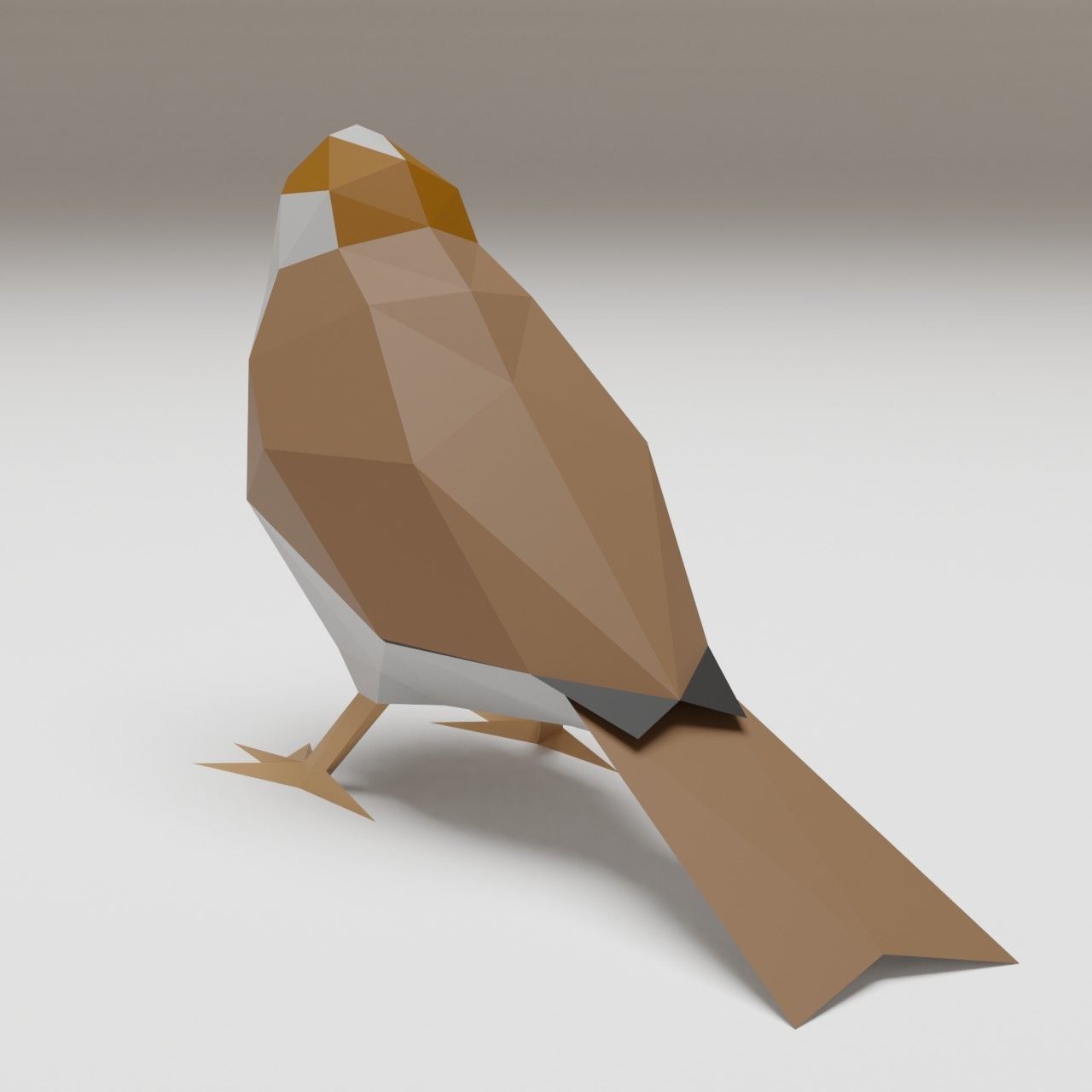 Bird - Sparrow 3D print model_1