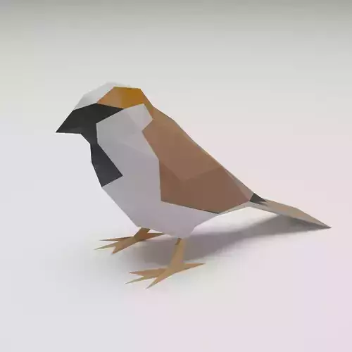 Bird - Sparrow 3D print model