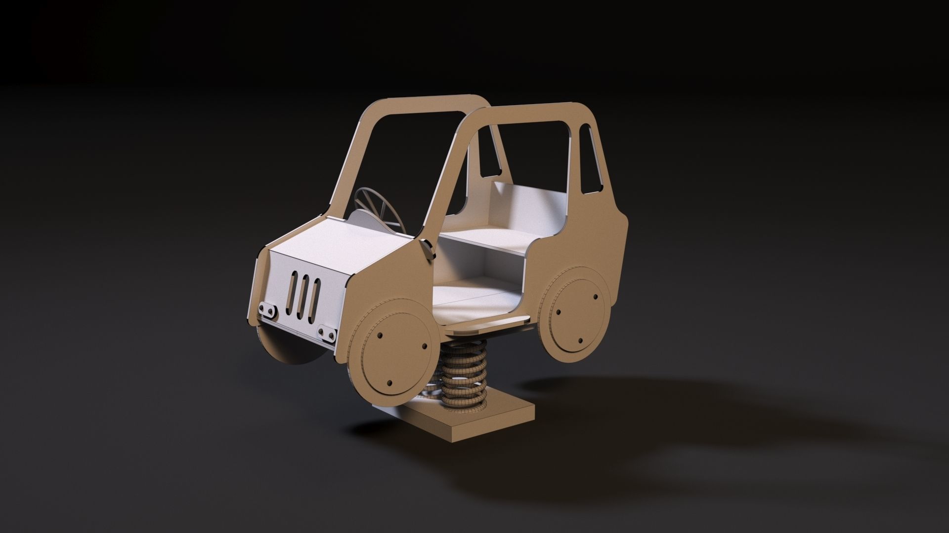 Amusement machine 3D model_7