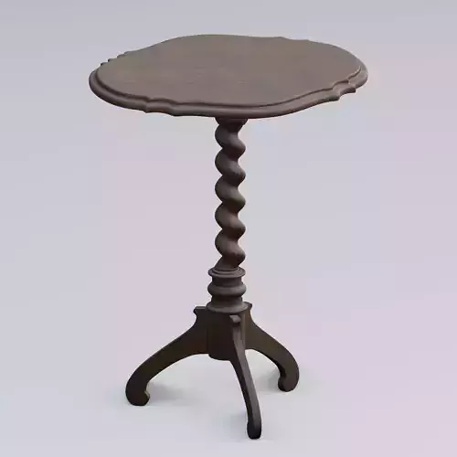 Twisted tripod table