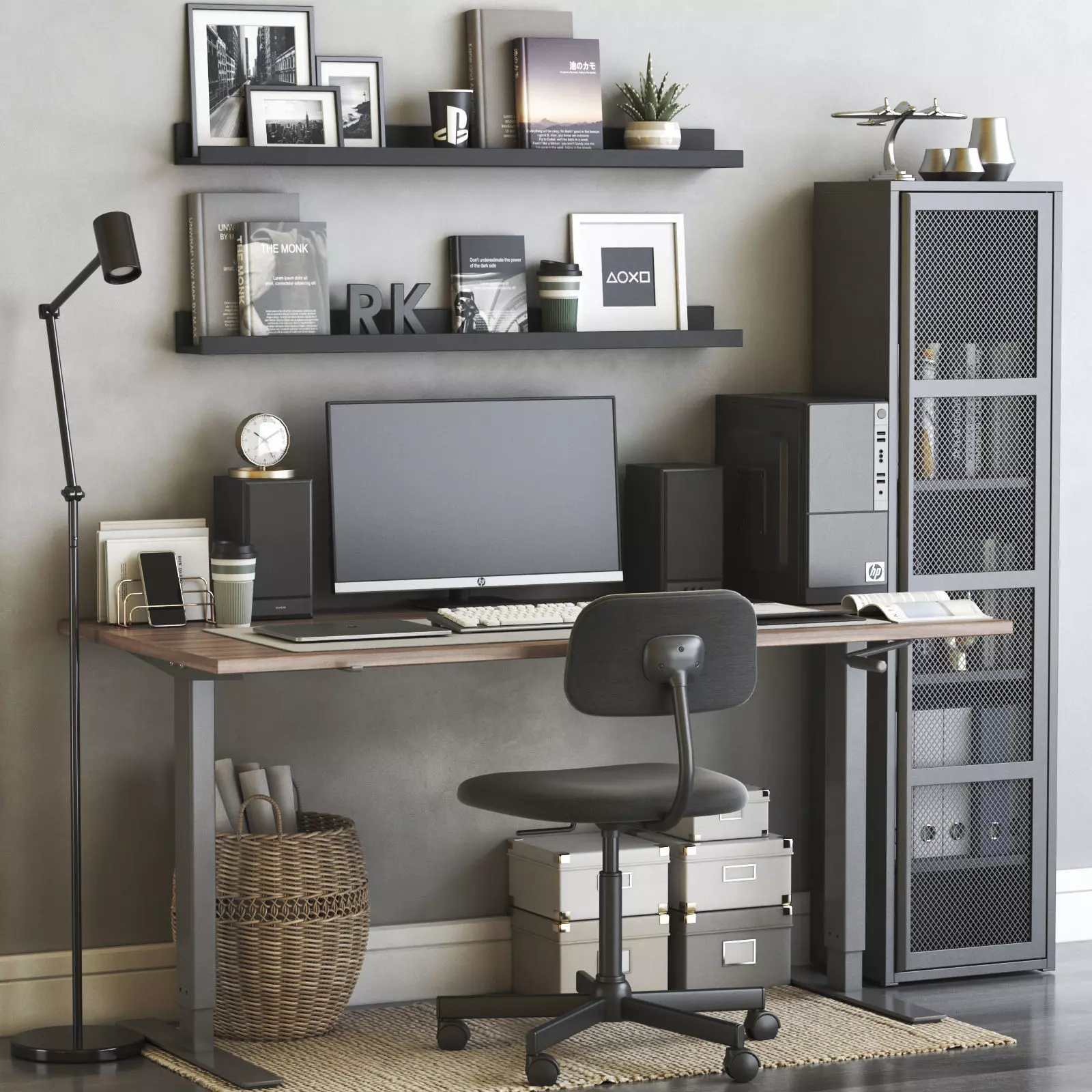 Office workplace 57 3D model