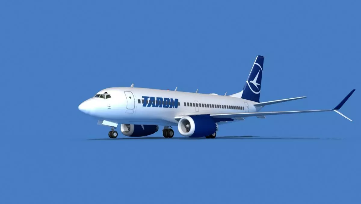 Boeing 737 MAX 7 TAROM 3D model