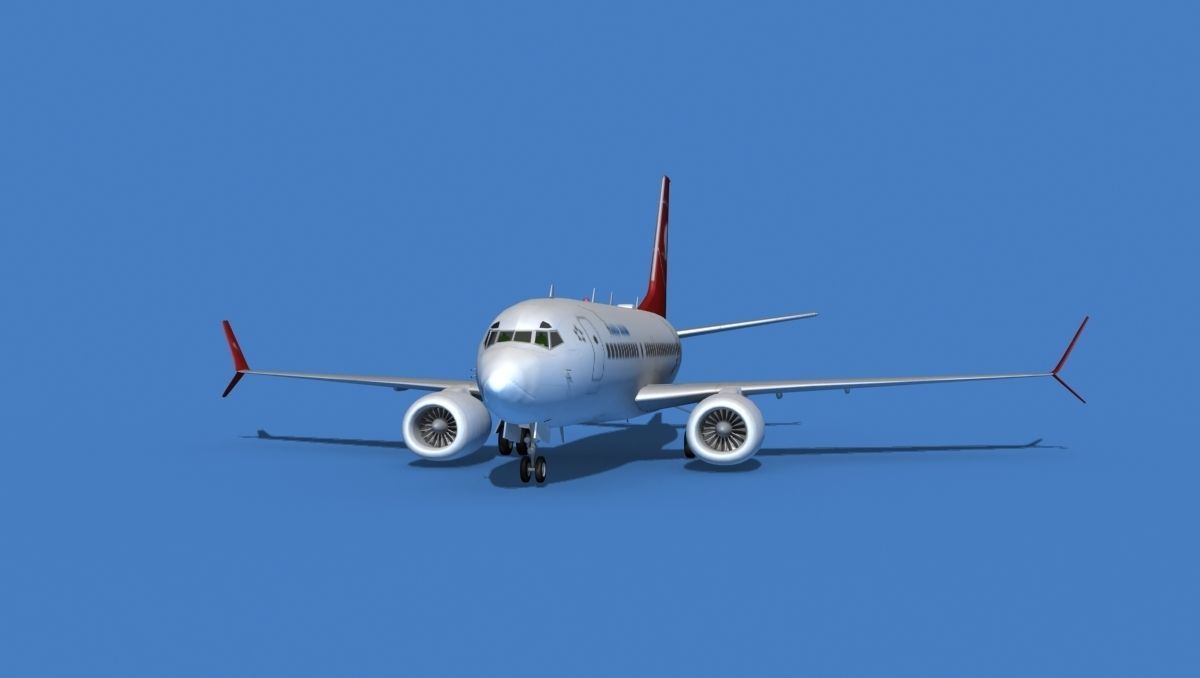 Boeing 737 MAX 7 Turkish Airlines 3D model_1