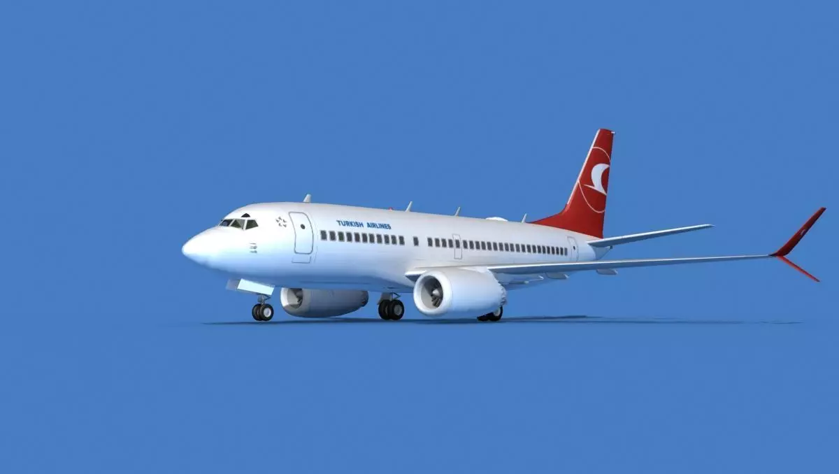 Boeing 737 MAX 7 Turkish Airlines 3D model_0