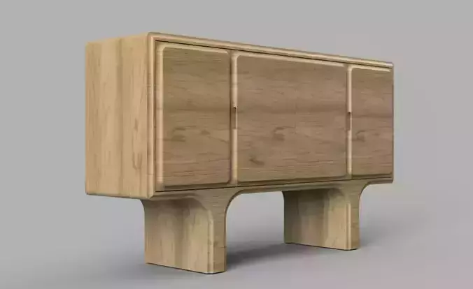 KWH Cove Arc Credenza 4 doors