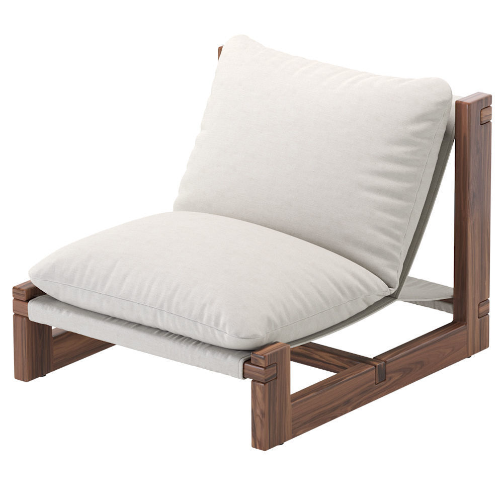 Coco Republic CR Essentials Sling Occasional Chair 3D model_1
