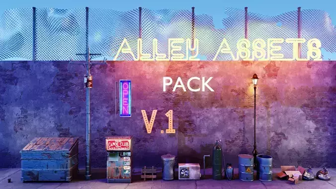  Alley asset pack 