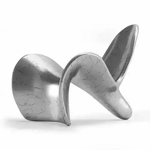 Fiberglass chair from Wendell Castles Molar Series