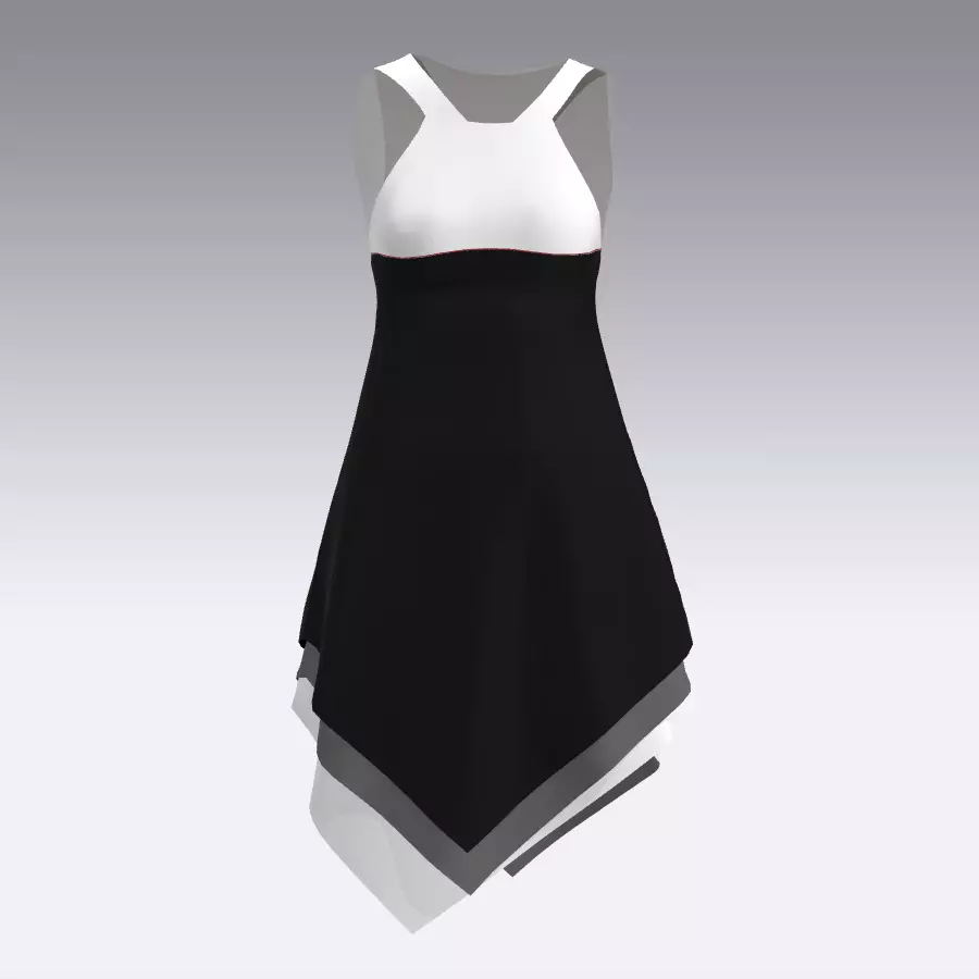 WIPE DRESS 3D model