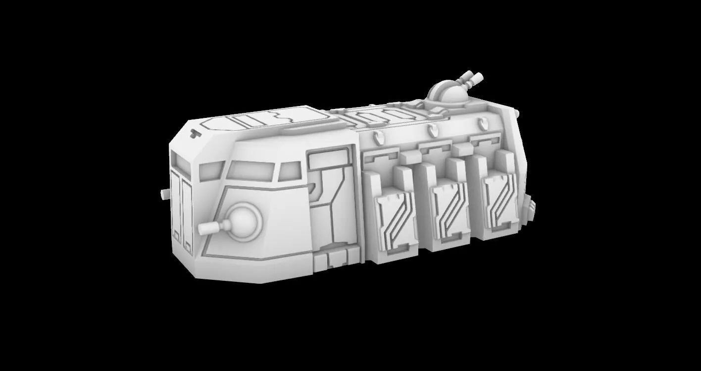 Metal box 3D print model
