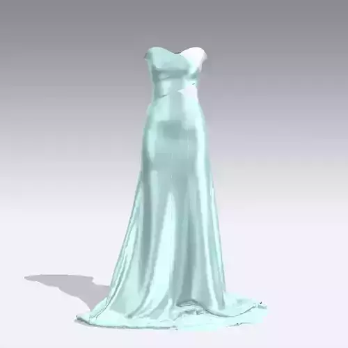 DRESS DRESS evening gown on mannequin