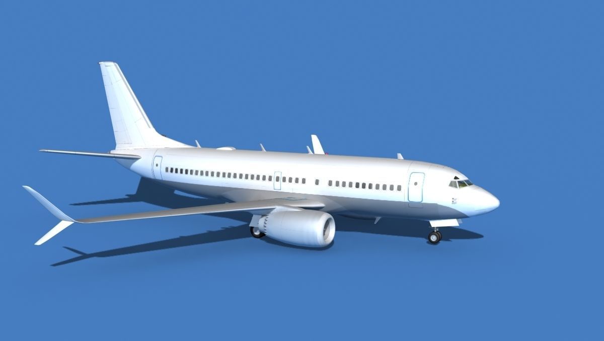 Boeing 737 MAX 7 Unmarked 1 3D model_3