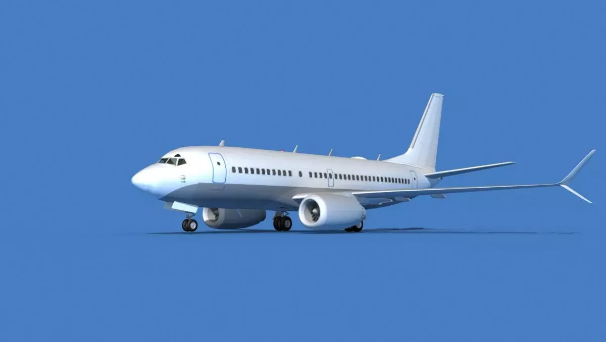 Boeing 737 MAX 7 Unmarked 1 3D model_0
