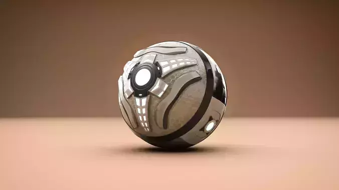 RL-Like Ball - PBR Rigged Subdivision-Ready 3D model