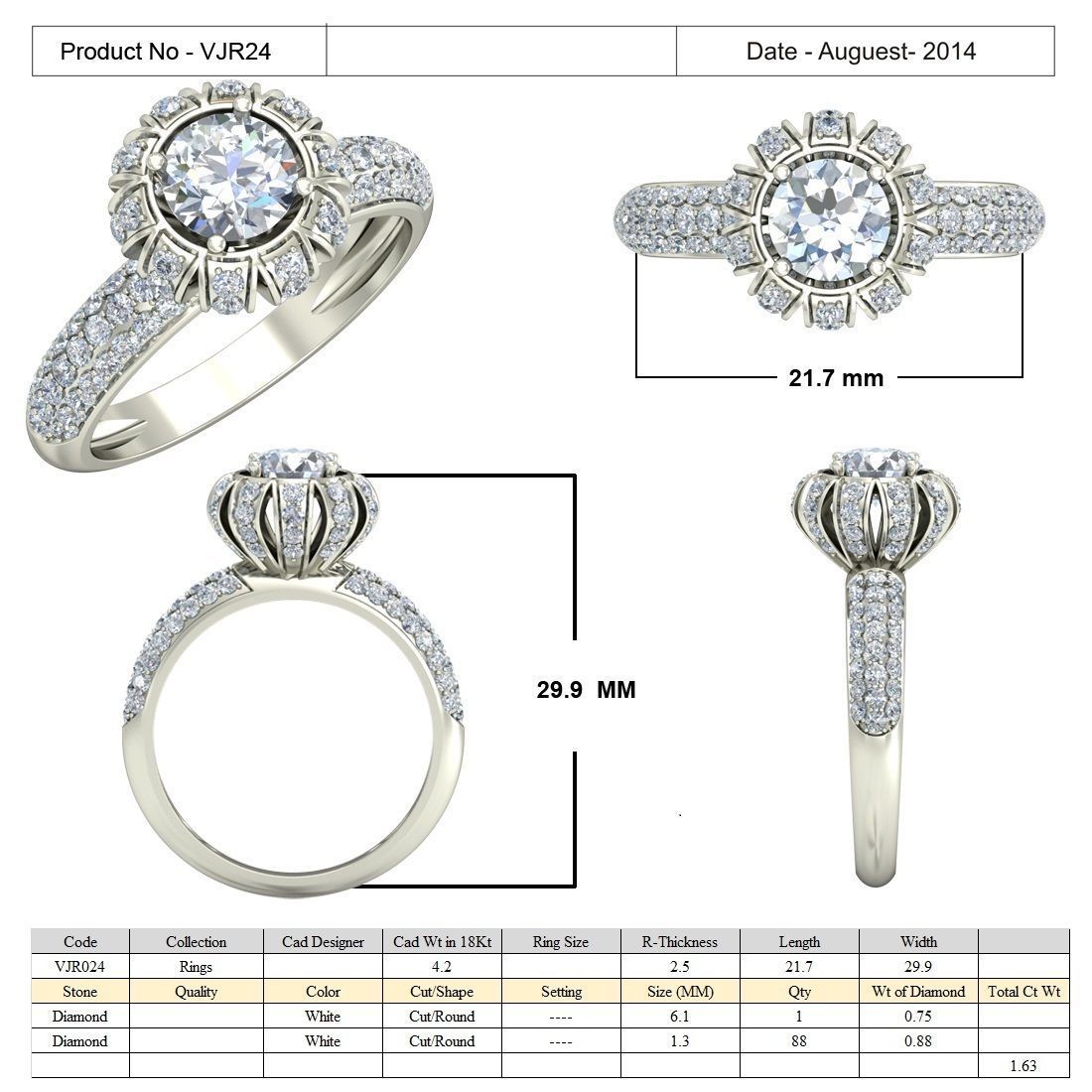 Solitaire VJR24 3D print model_21
