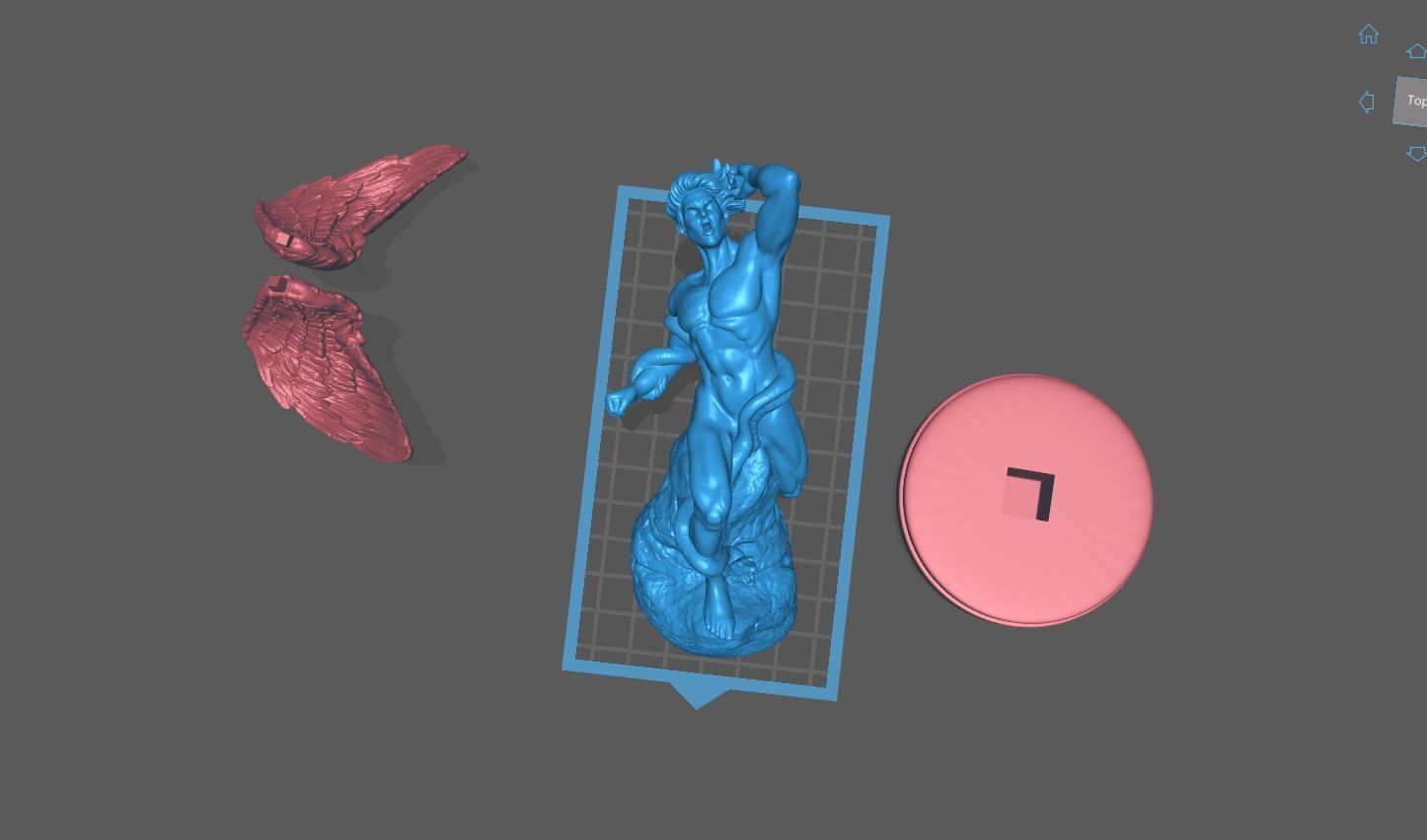 Fallen Angel 3D print model_12