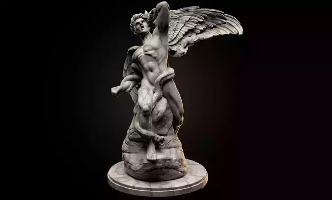 Fallen Angel 3D print model