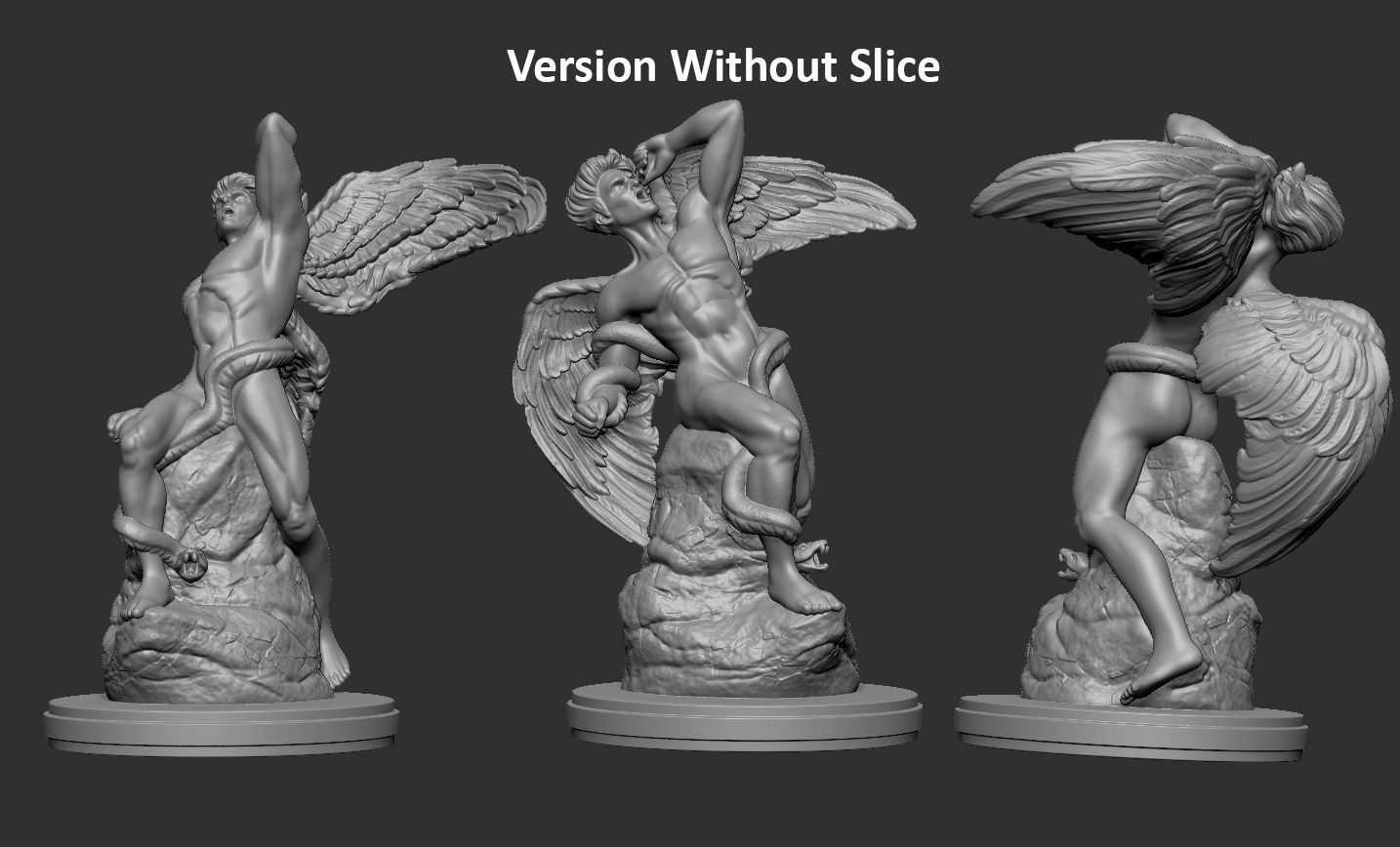 Fallen Angel 3D print model_7