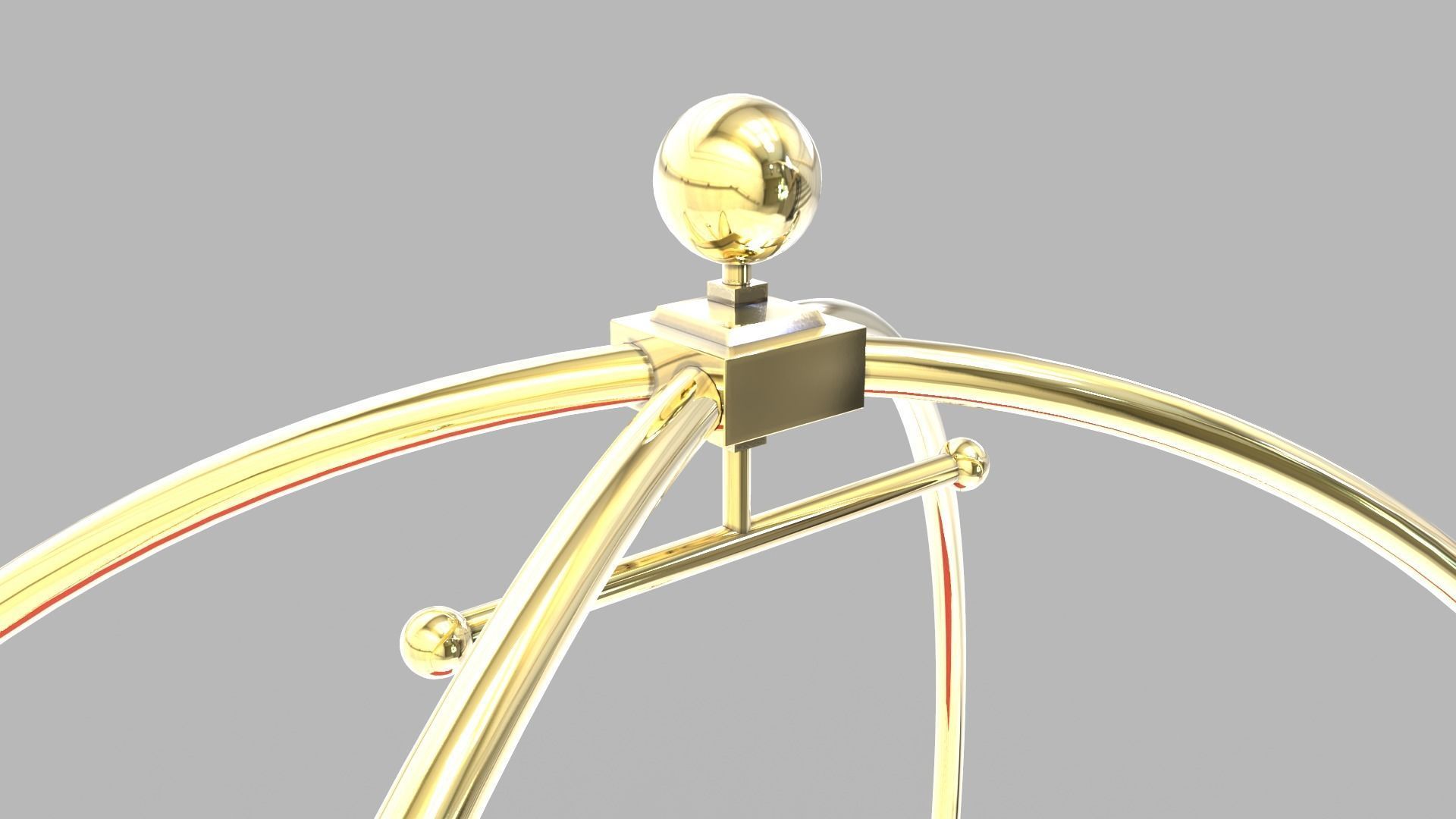 Luggage Trolley 1 3D model_5