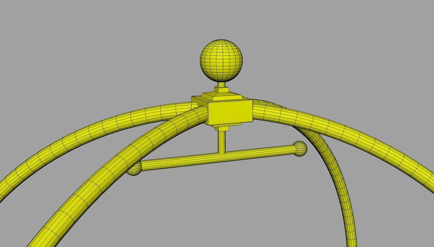 Luggage Trolley 1 3D model_9