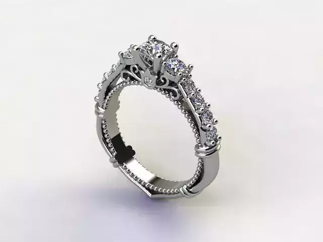 10116 person diamond engagement ring gold