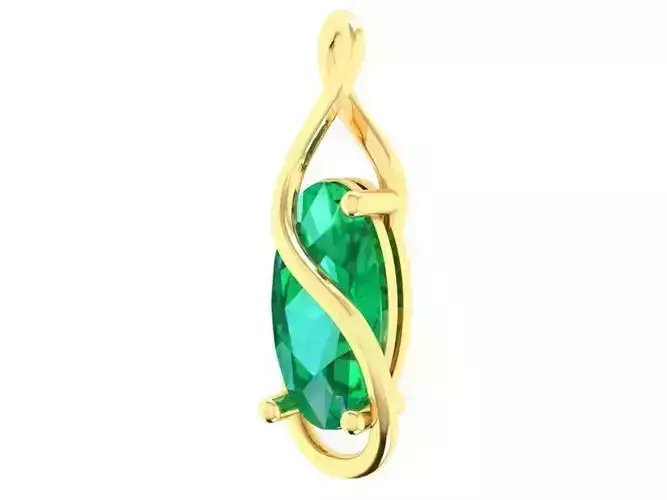 Elegant Gemstone Pendant Jewelry Design for Women  280