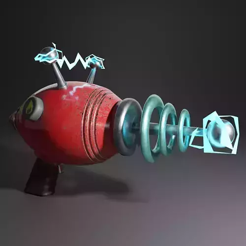 Realistic Alien Gun  3D model