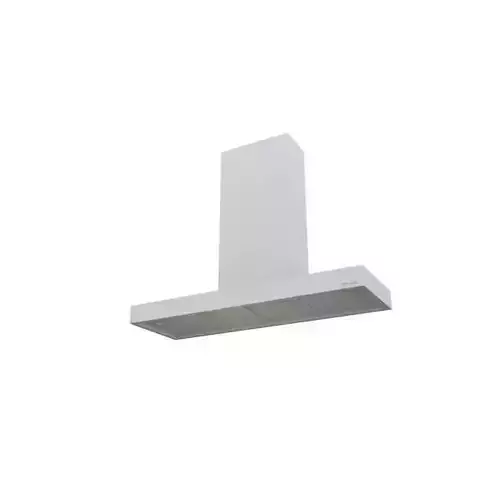 White Metal Kitchen Hood