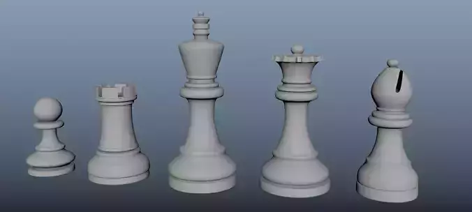 3d chess assets