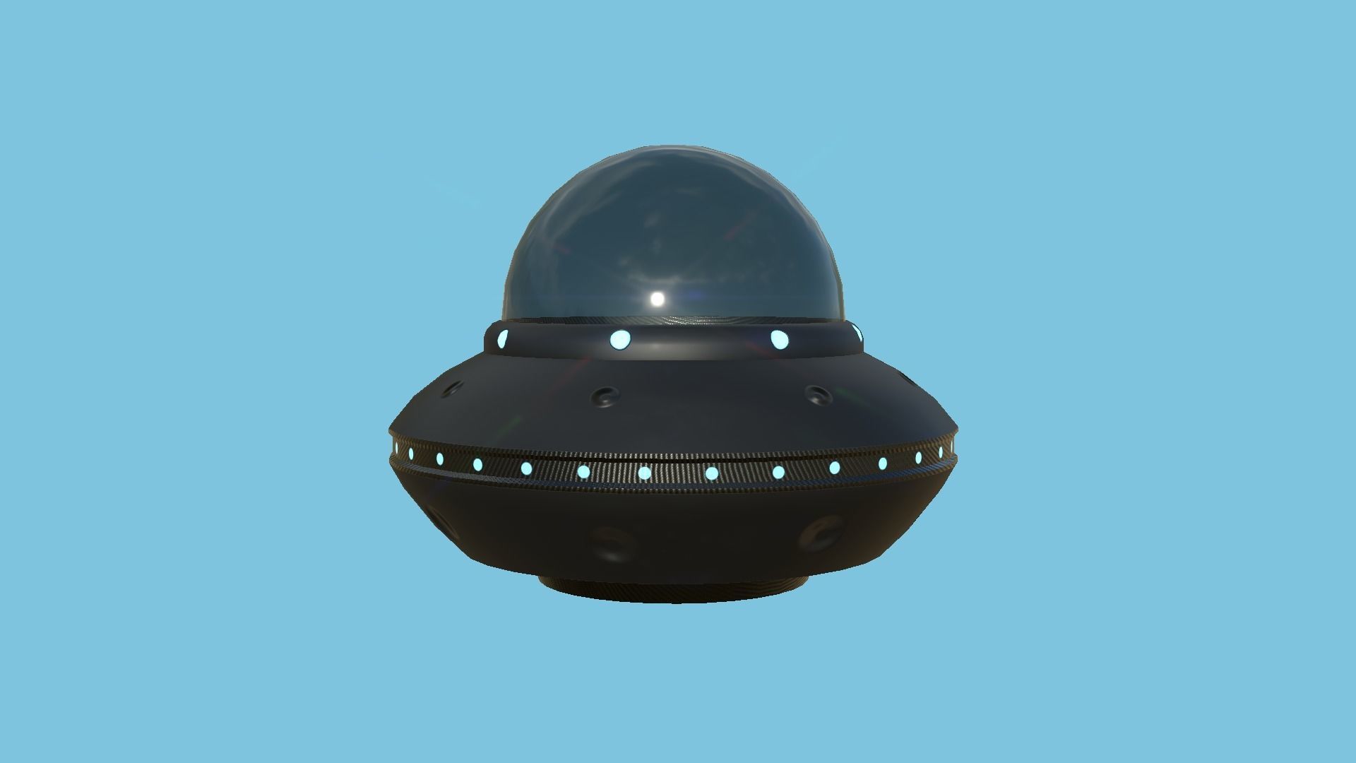 08 Cartoon UFO Collection - SciFi Flying Saucer Asset _30