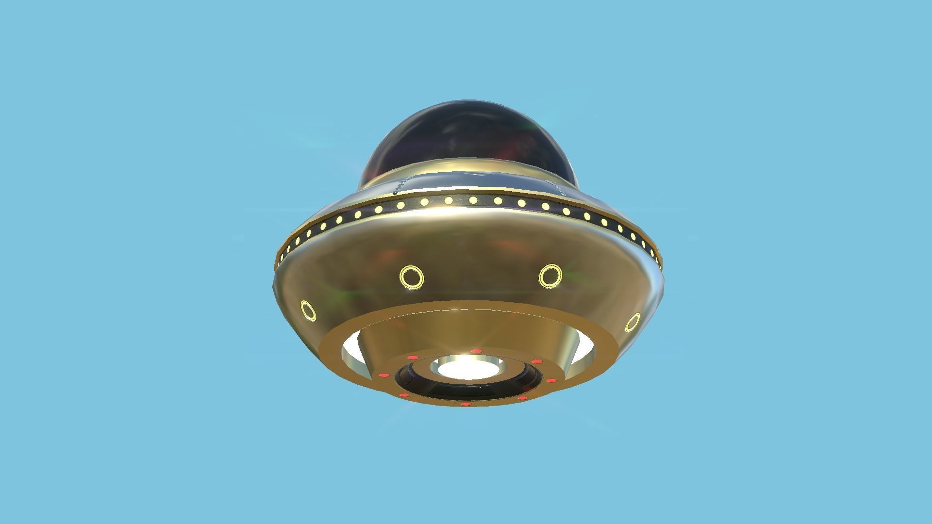 08 Cartoon UFO Collection - SciFi Flying Saucer Asset _47