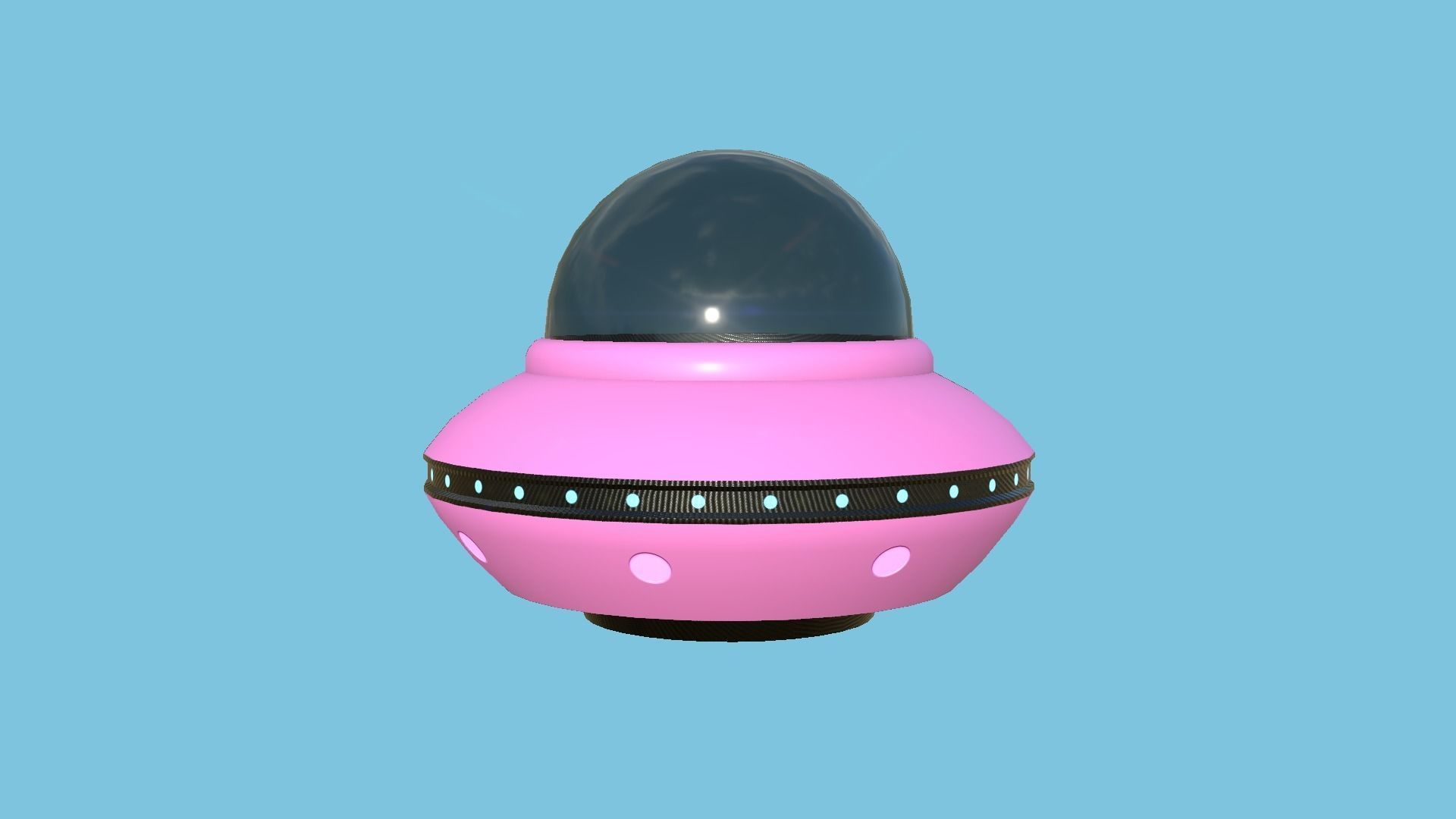 08 Cartoon UFO Collection - SciFi Flying Saucer Asset _44