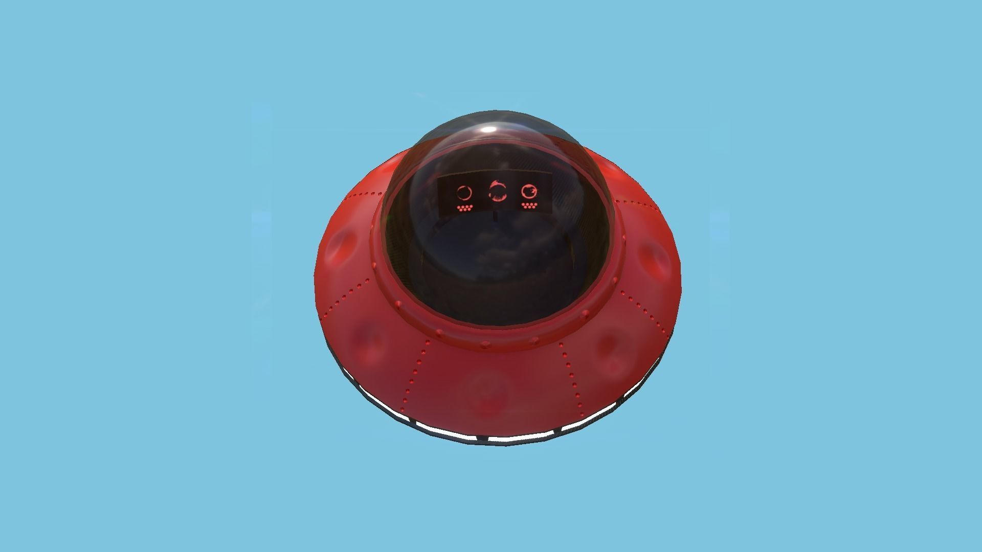08 Cartoon UFO Collection - SciFi Flying Saucer Asset _20