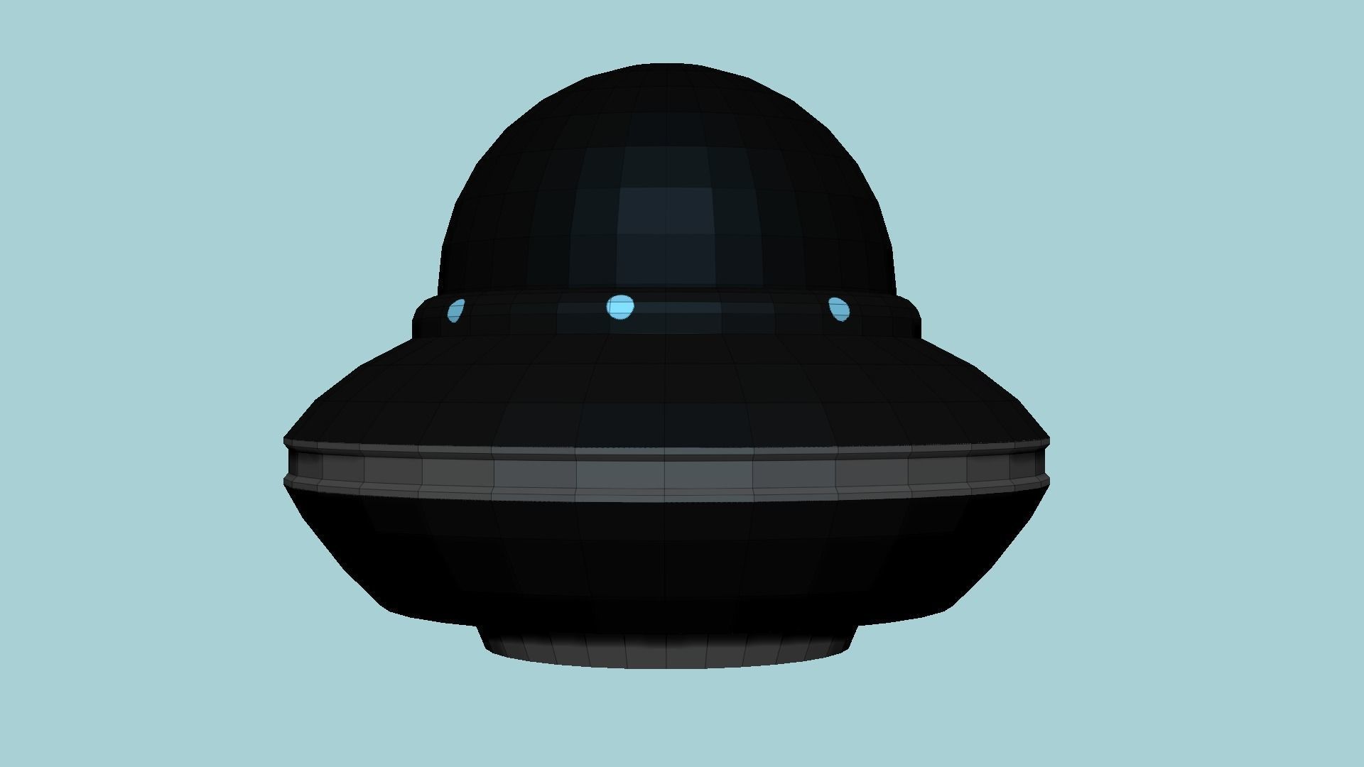 08 Cartoon UFO Collection - SciFi Flying Saucer Asset _58