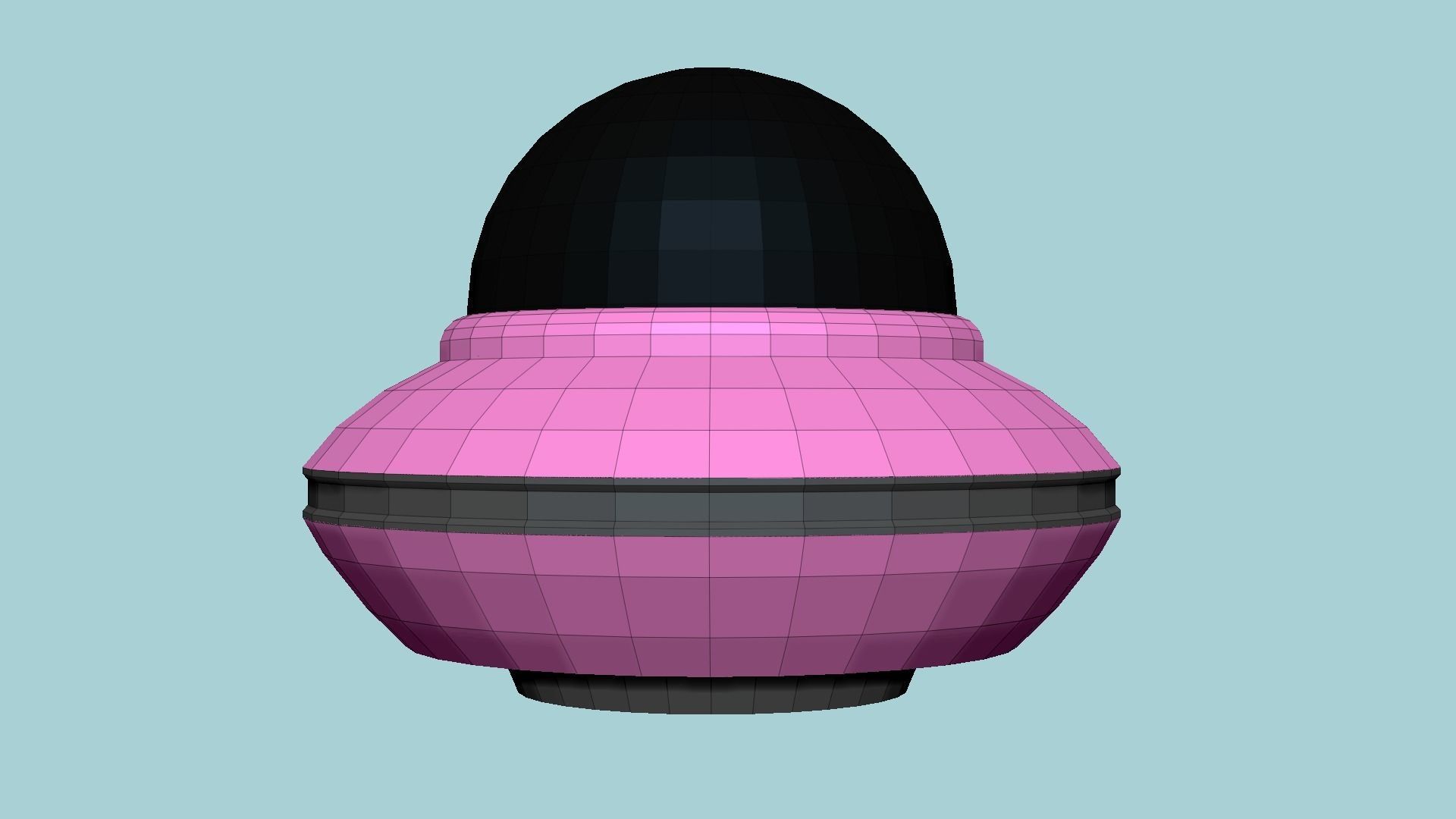 08 Cartoon UFO Collection - SciFi Flying Saucer Asset _61