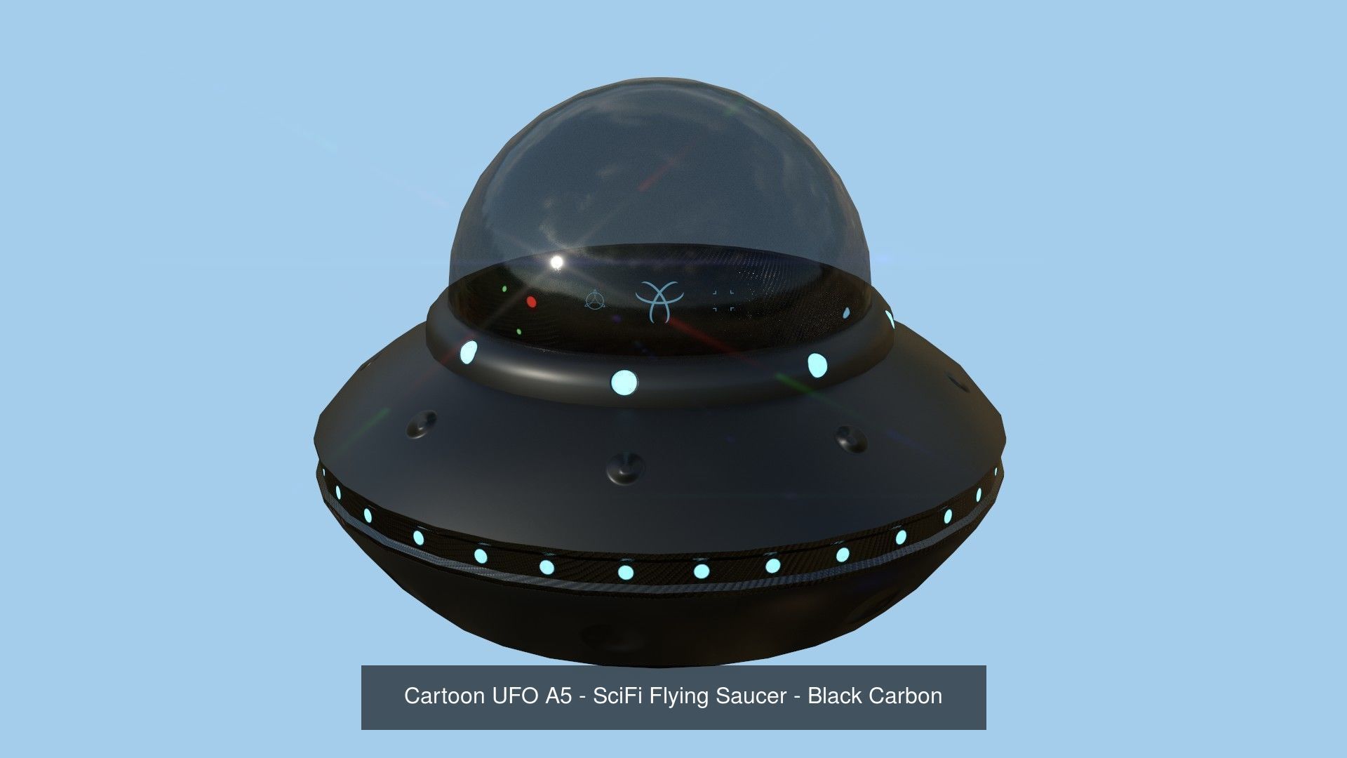08 Cartoon UFO Collection - SciFi Flying Saucer Asset _6
