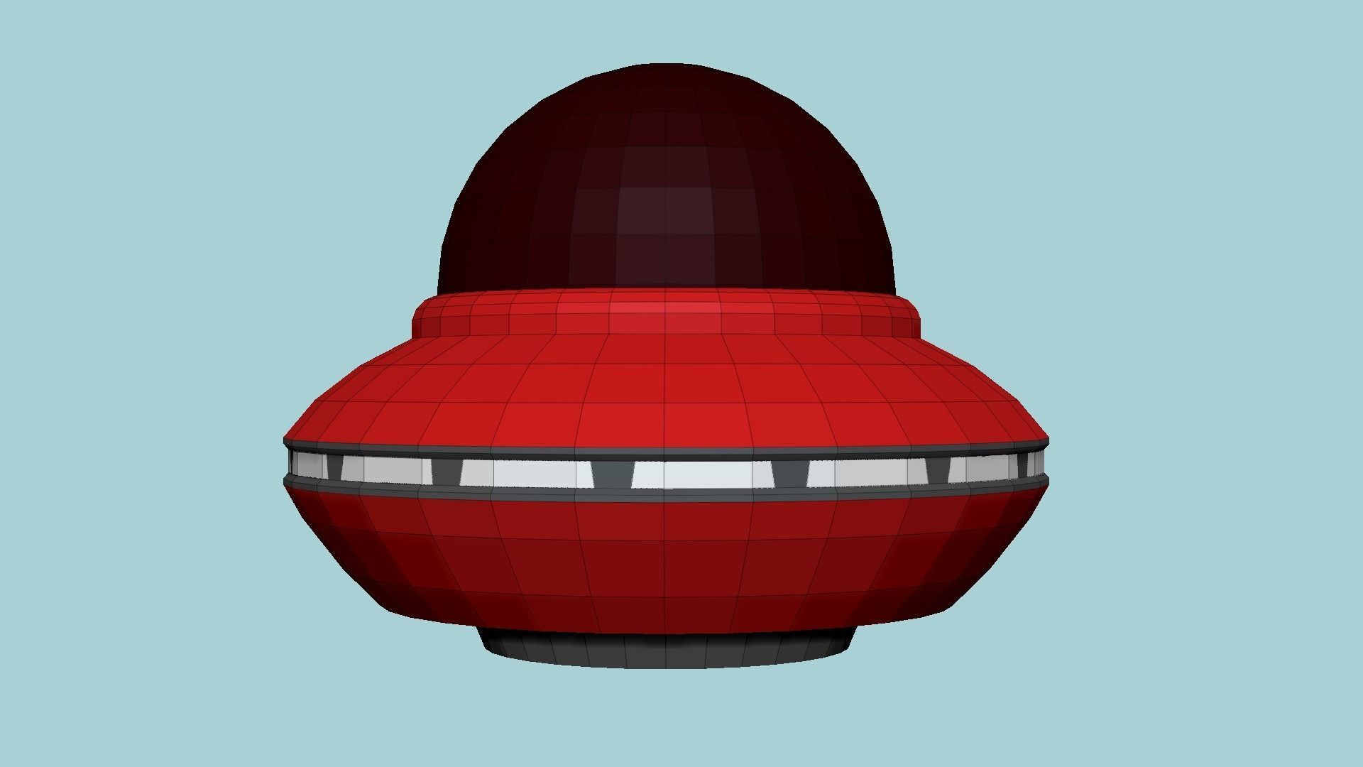 08 Cartoon UFO Collection - SciFi Flying Saucer Asset _51
