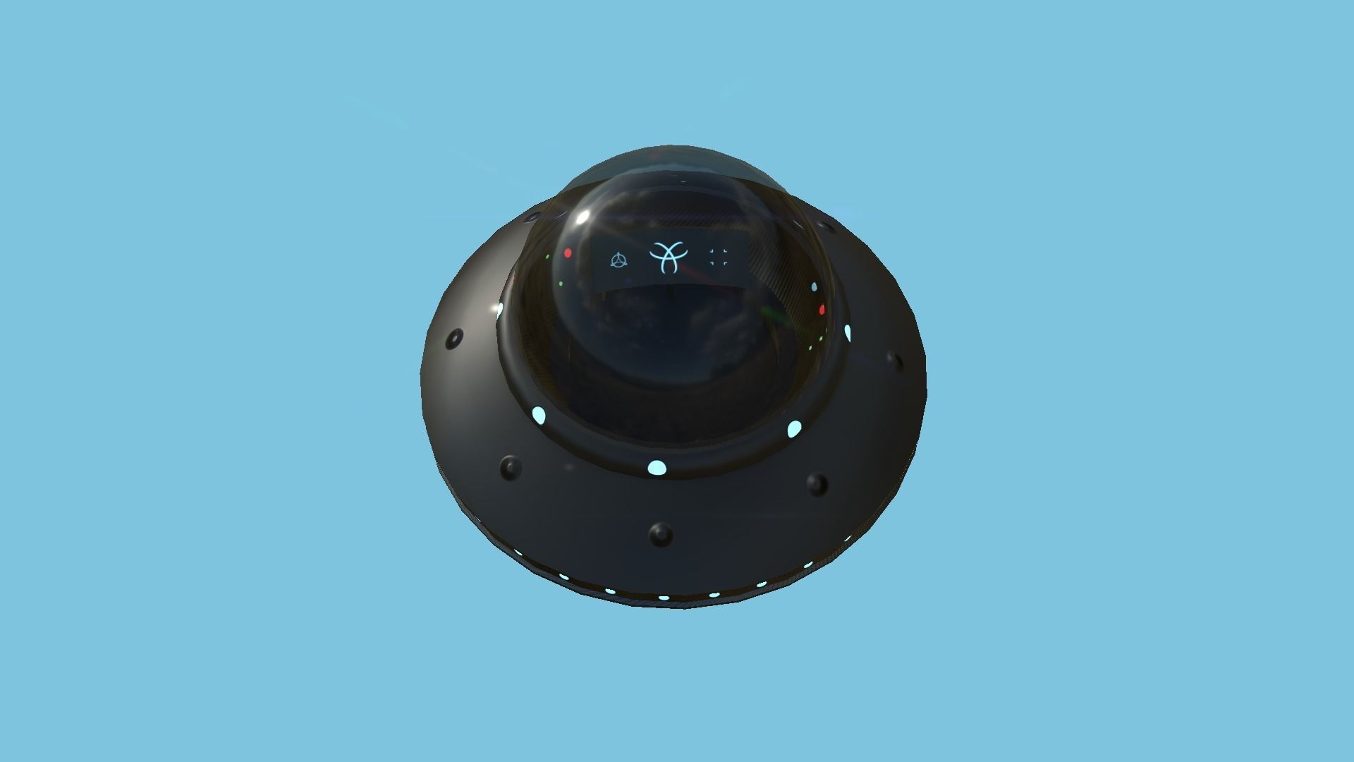 08 Cartoon UFO Collection - SciFi Flying Saucer Asset _27