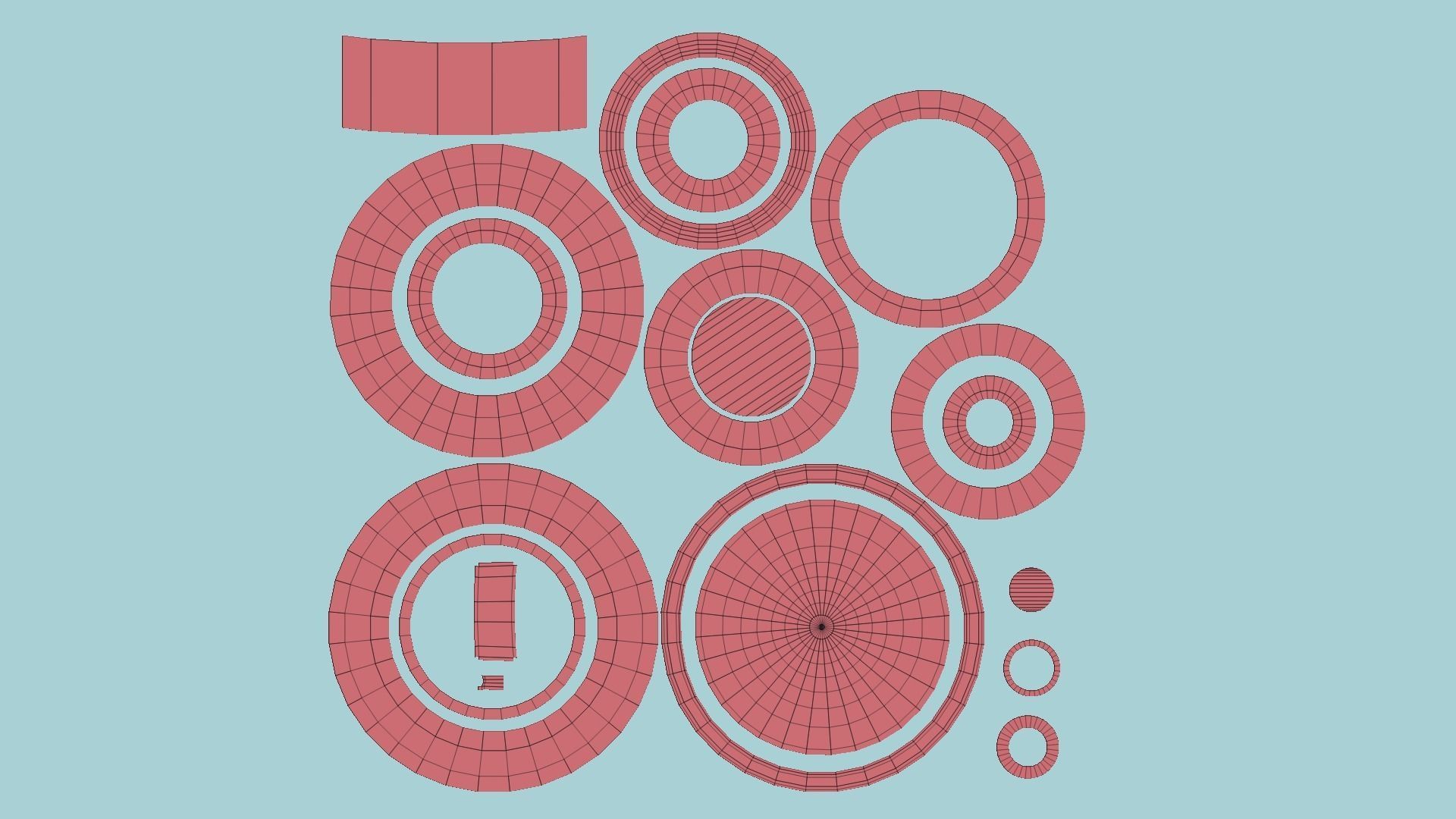 08 Cartoon UFO Collection - SciFi Flying Saucer Asset _12