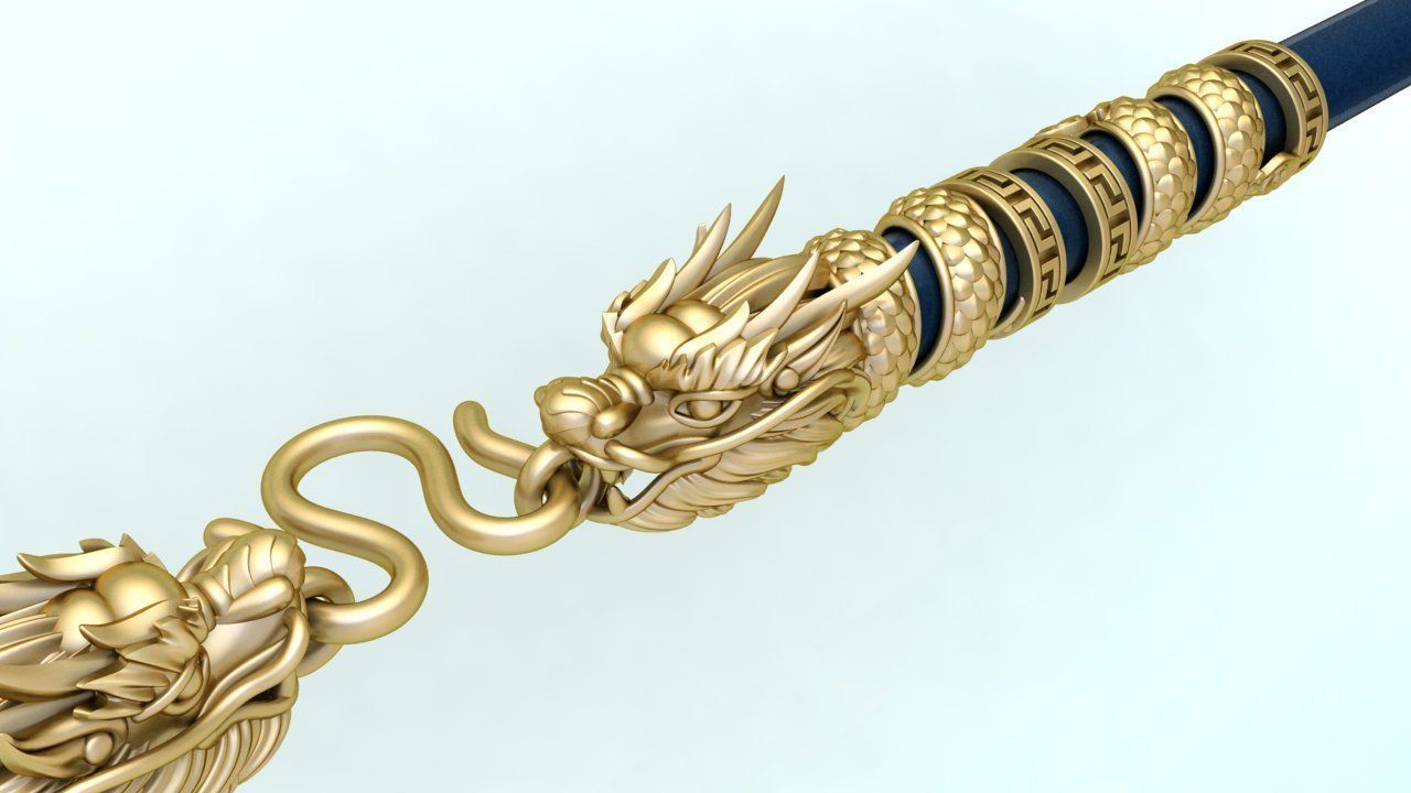 Dragon necklace - Dragon pendant - Wrap leather cord - N843 3D print model_1