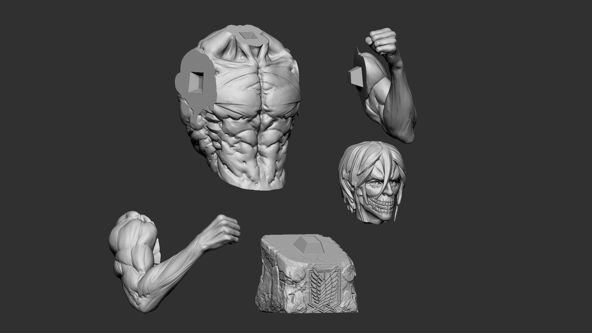 Eren Yeager Titan 3D print model_14