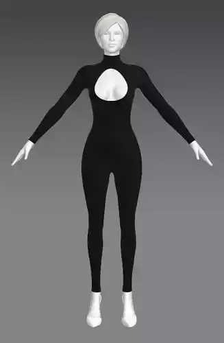 Woman Clothing A-Pose 456