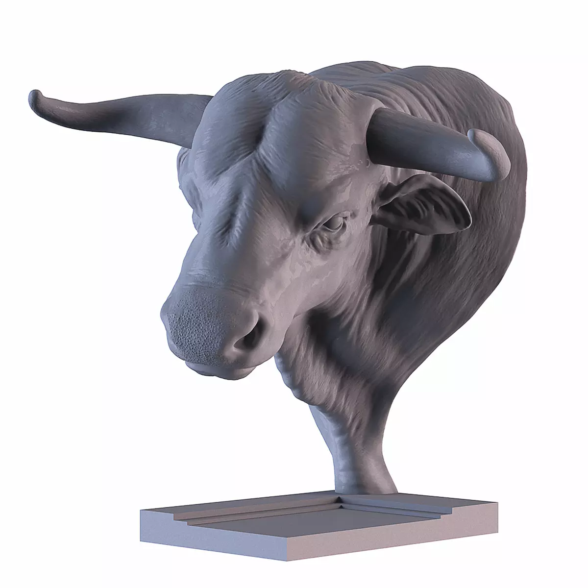 Head Bull 3D print model_0