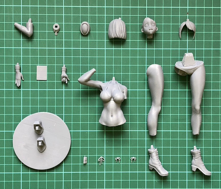 Sexy Stewardess 3D print model_1