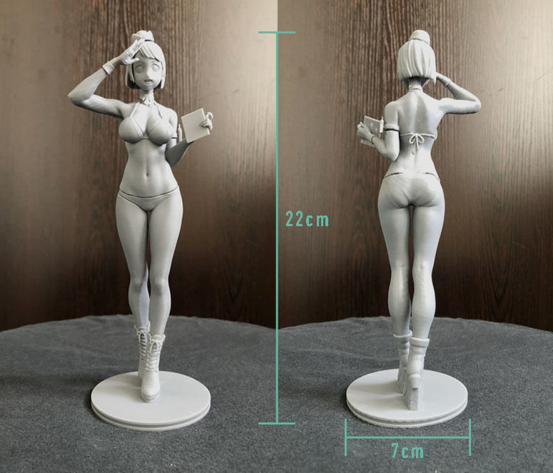 Sexy Stewardess 3D print model_2