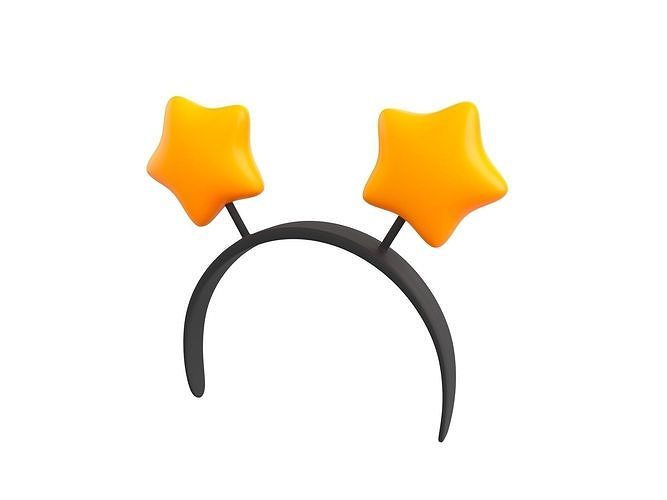 Prop028 Star Headband 3D model